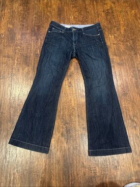 GAP Dark Indigo Wide-Leg Jeans